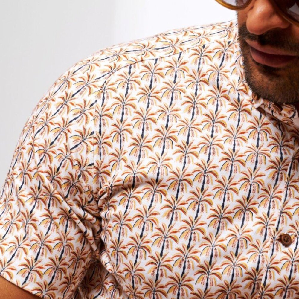 Desoto Modern BD Shirt Printed Orange